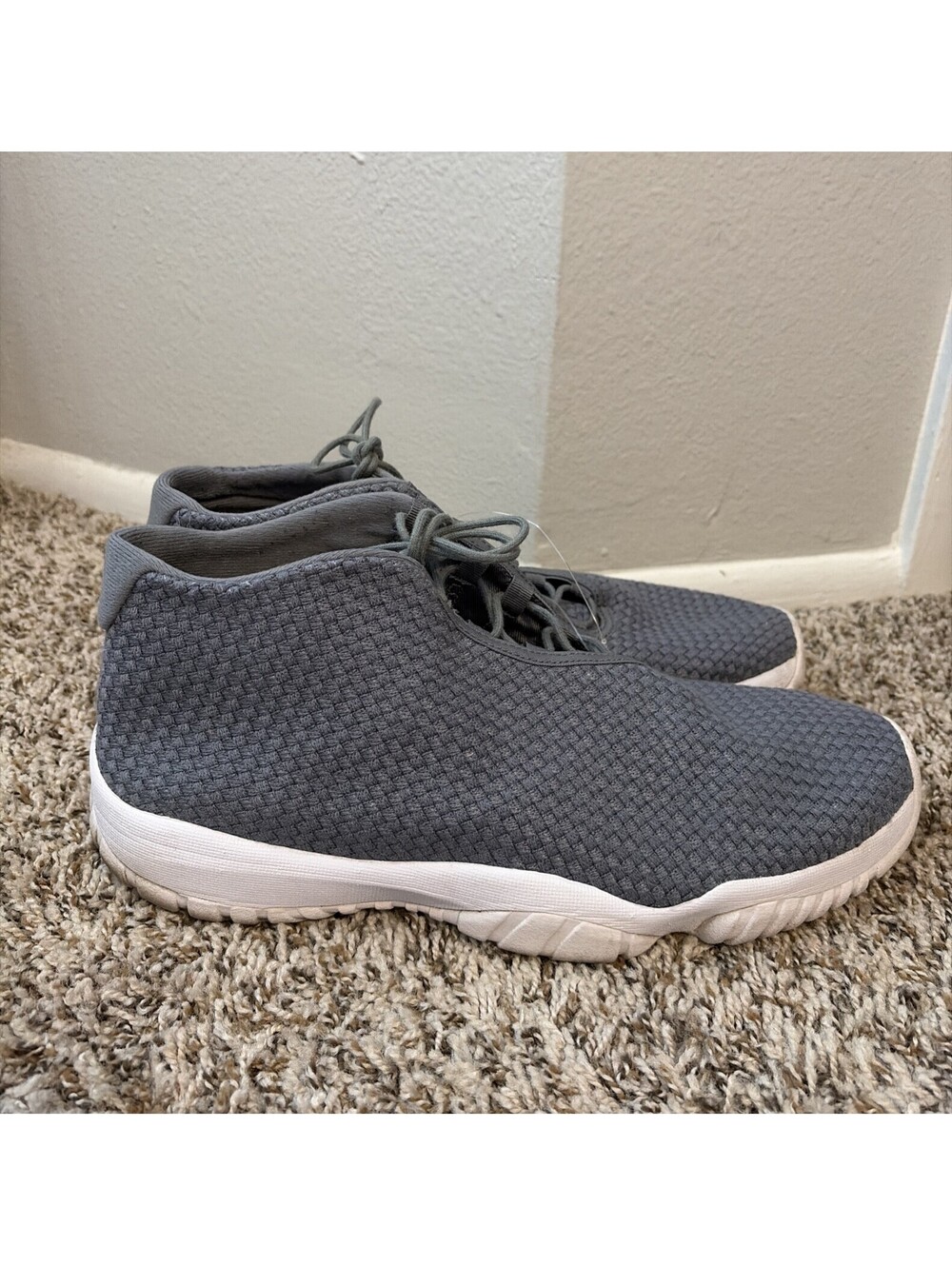 Nike Air Jordan Future 2014 Cool Grey White Men’s Size 14 Woven 656503-003 - Picture 3 of 12